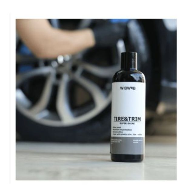 เจลเคลือบยางและฟื้นฟูพลาสติก สูตรกันน้ำ (WIBWUB Tire & Trim Super Shine V.2 )